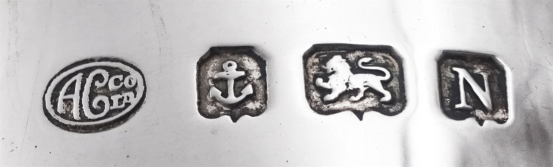 1930's silver tankard, of plain tapering form, with banded base and C scroll handle, hallmarked Alexander Clark & Co Ltd, Birmingham 1937, approximate total weight 14.86 ozt (462.4 grams)