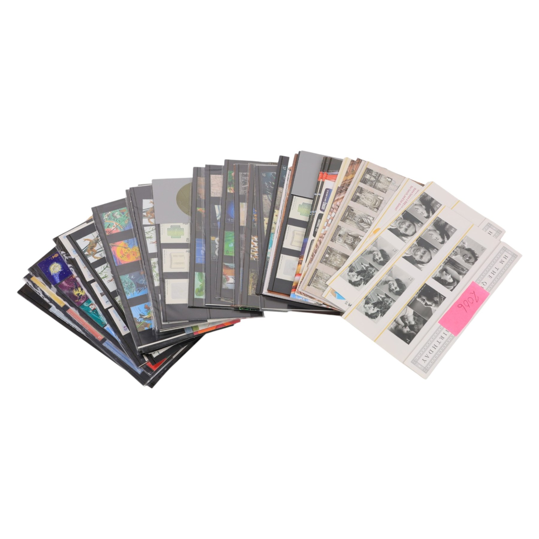 Queen Elizabeth II mint decimal stamps, mostly in presentation packs, face value of usable postage approximately 480 GBP