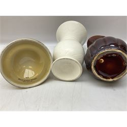 Grimwades Byzanta ware bowl in the Watteau pattern, D41.5cm, together with Sylvac vase, Bell's Whisky decanter, Denby stoneware teapot etc