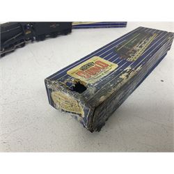 Hornby Dublo - 3-rail Class 8F 2-8-0 freight locomotive no.48158 with tender, Duchess Class 4-6-2 ‘Duchess of Montrose’ locomotive no.46232, Class 4MT Standard Tank 2-6-4 locomotive no.80054, all in original boxes; and Class N2 0-6-2 Tank locomotive no.69567, without box (4) 