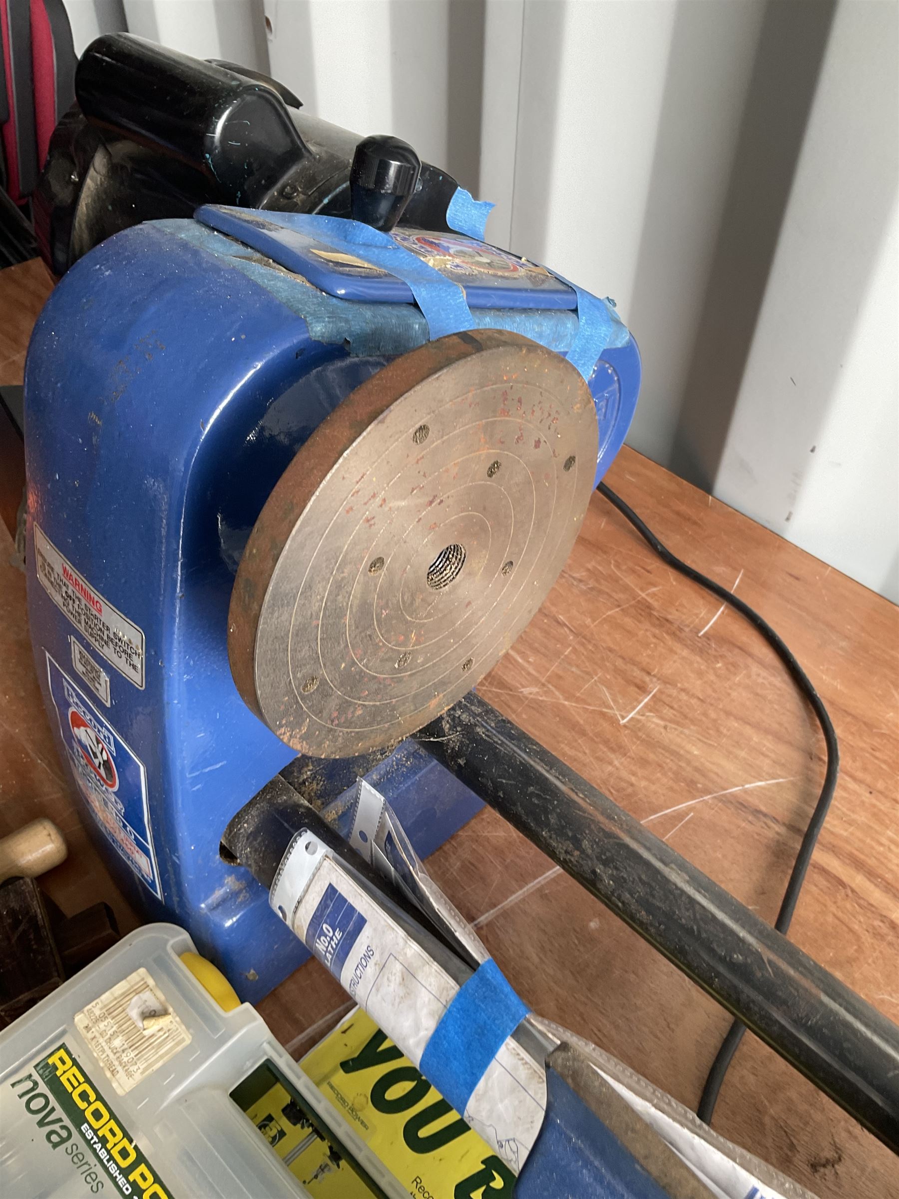 Record Model No 0 woodworking lathe with accessories  - THIS LOT IS TO BE COLLECTED BY APPOINTMENT FROM DUGGLEBY STORAGE, GREAT HILL, EASTFIELD, SCARBOROUGH, YO11 3TX