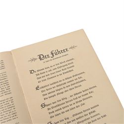 German Cigarette album on Imperial German Orders, medals & decorations together with a Third Reich Cigarette card album on Wild Flowers, Third Reich magazine Der Schulungsbrief
