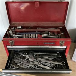 Two Craftsman toolboxes with tools such as sockets, Craftsman spanner sets and other  - THIS LOT IS TO BE COLLECTED BY APPOINTMENT FROM DUGGLEBY STORAGE, GREAT HILL, EASTFIELD, SCARBOROUGH, YO11 3TX