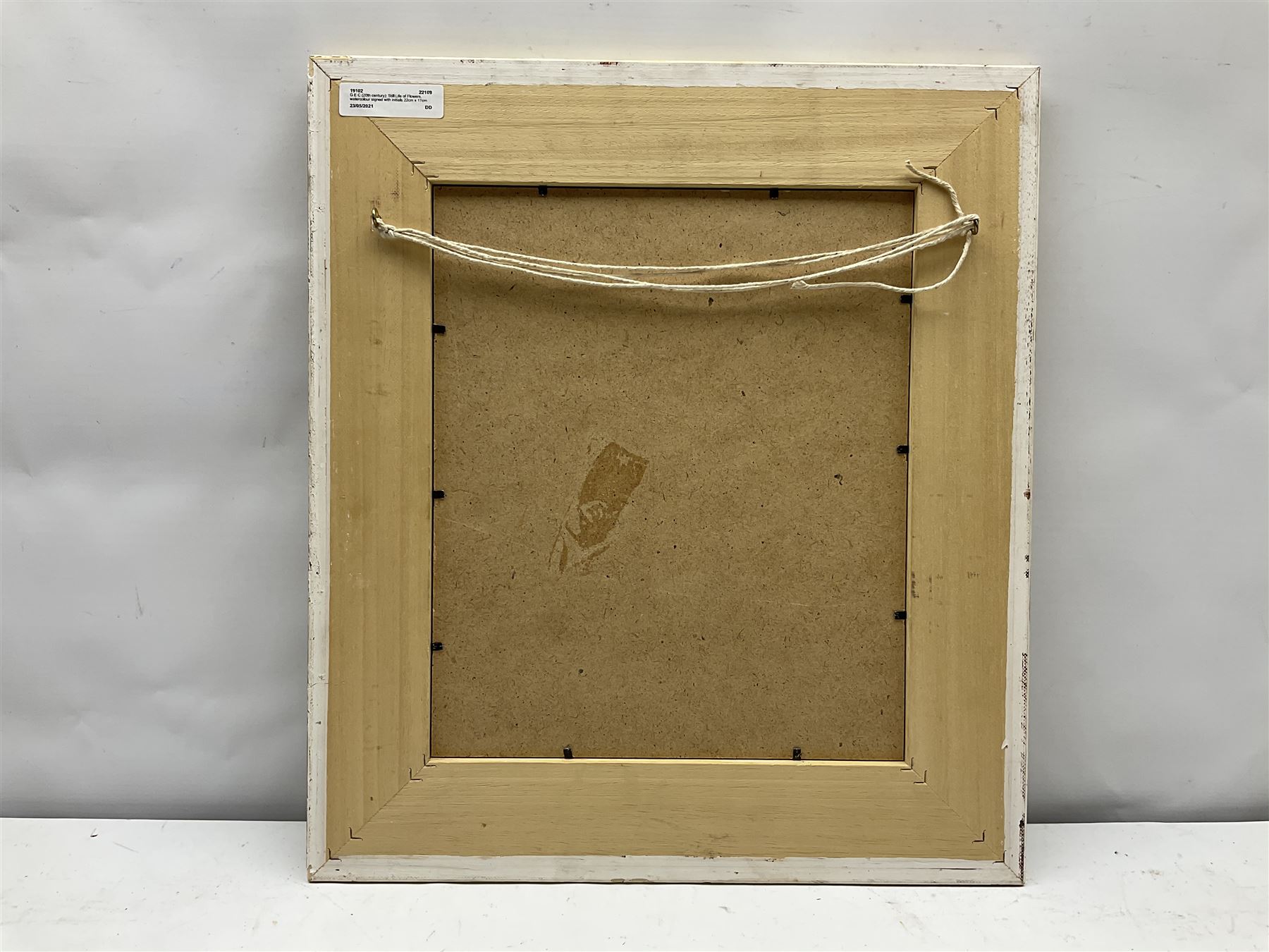 G E C (20th century): Still Life of Flowers, watercolour signed with initials 22cm x 17cm