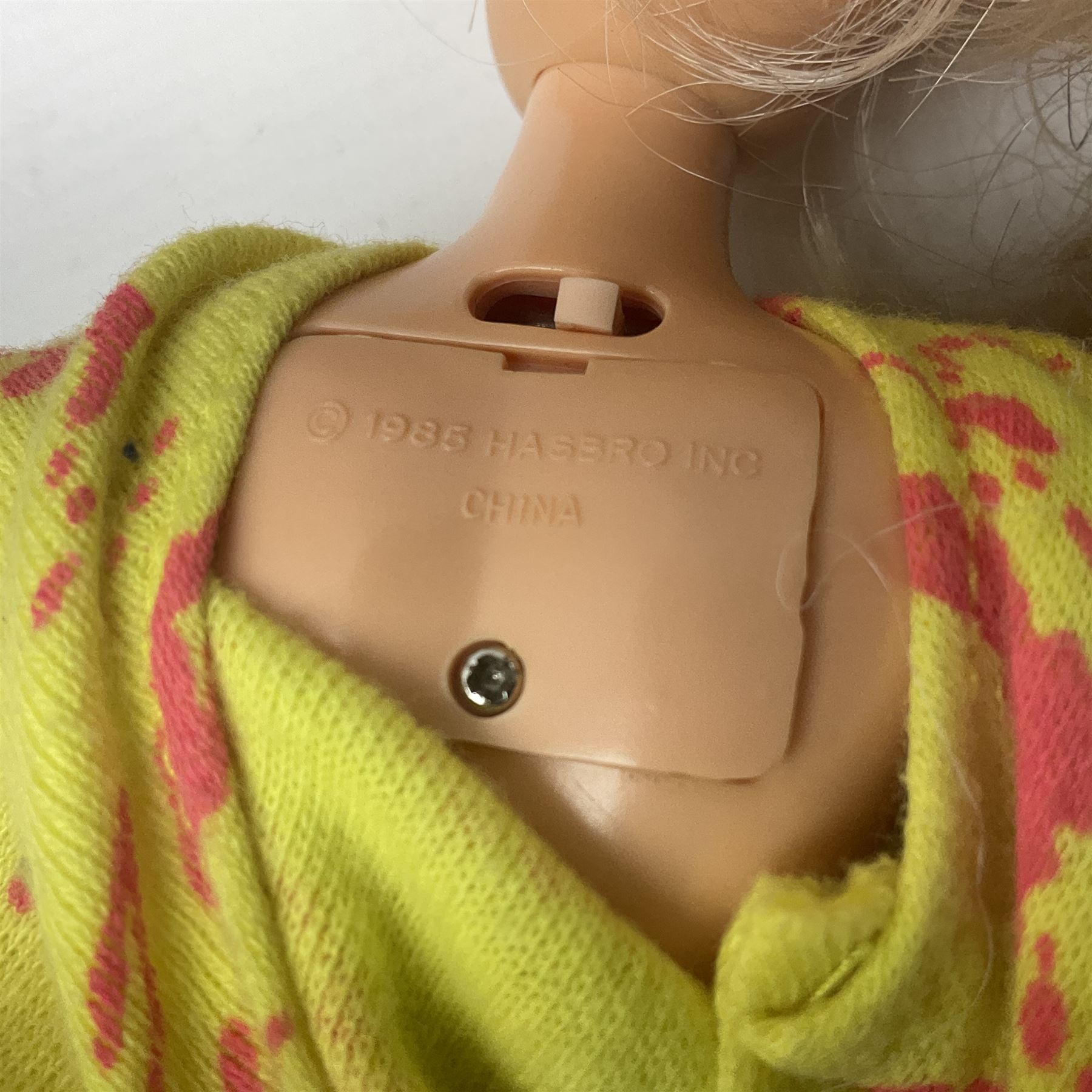 Pelham Puppet - Tyrolean Girl in yellow box; three 'A' Team action figures; clockwork plastic Mickey Mouse figure; and seven various fashion dolls (12)