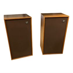 Pioneer PL-12D turntable, Pioneer SA-5300 stereo amplifier, and pair of Wharfedale Linton speakers 