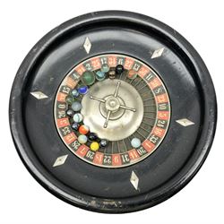 Wooden roulette wheel, D32cm