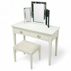 Barker & Stonehouse - Carrington console dressing table, with stool, and free-standing mir...