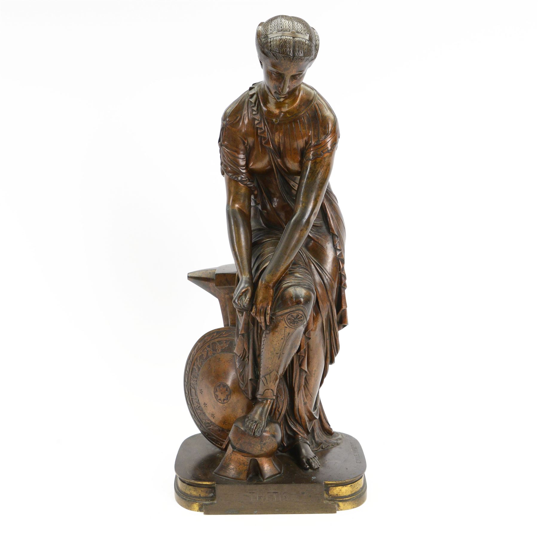 Broze Guid Emile Hebert (1823-1893): 19th century bronze figure | Wood, Metal ...