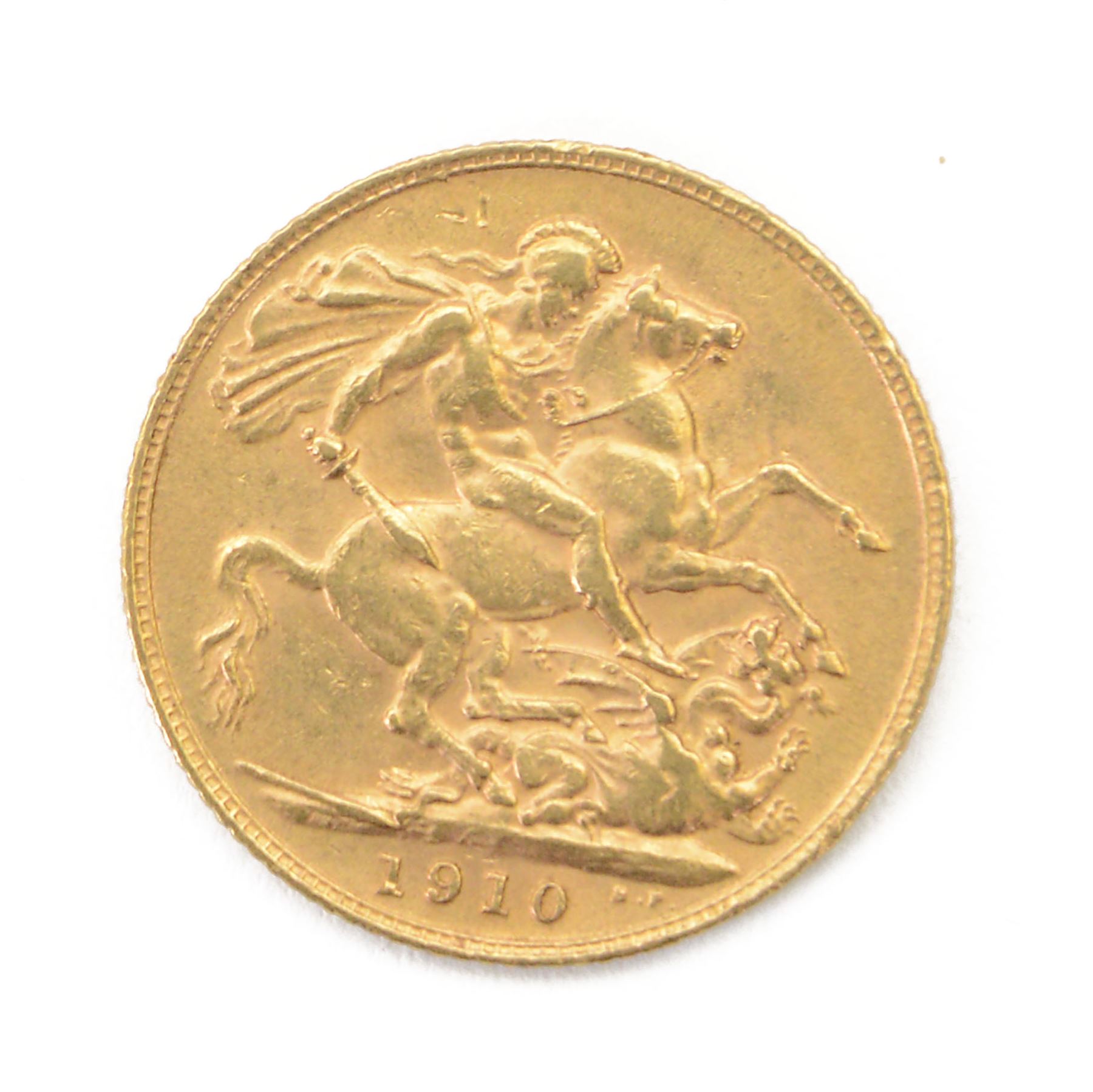 King Edward VII 1910 gold full sovereign coin