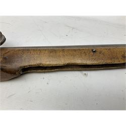SHOTGUN CERTIFICATE REQUIRED - Modern 20-bore matchlock muzzle loading Civil War type musket, with 92.5cm(36