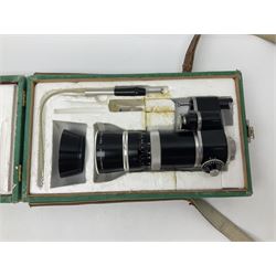 Kern Paillard Vario Switar OE 1:2.5 f=18/86mm' lens, serial no. 1108068 in wooden case  