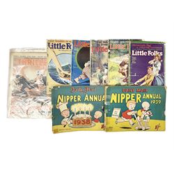 Two Daily Mail Nipper Annuals 1938 and 1