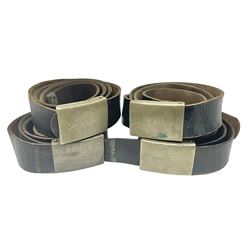 Four East German Youth Organisation belts with buckles (4)