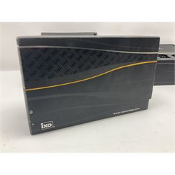 Three Ixo Models 1:12 scale die-cast models of motorcycles - BRB007 Honda NSR500 Michael Doohan 1998; BRB001 Honda RC211V Valentino Rossi 2003; and Yamaha YZR-M1 Colin Edwards MotoGP Phillip Island 2007; all boxed (3)