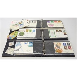  Collection of Great British first day covers in three ring binder albums  