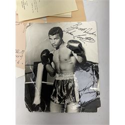 Collection of over 600 autographs on cards, clipped pieces, letters etc including William Gladstone, Lord North, Randolph Churchill, Hugh Dalton, Philip Noel-Baker, Philip Burne-Jones, Tiger Woods, Ben Hogan, Cindy Crawford, Viv Nicholson, Roddy Doyle, Diana Cooper, Woody Allen, Roy Orbison, Mary Wilson, Sammy Davis Jr., Clive Brook, Roger Quilter, Chay Blyth, Chris Bonington, John Lodge, Trevor Bayliss, Penelope Wilton, Tom O'Connor, Charles Aznavour, Alan Tichmarsh, Michael Ball, Thelma Barlow, Jack Brymer, Paul Badura-Skoda, John Lill, John Conteh, Charlotte Knollys, Arthur Godfrey, Eric Sykes, Queen Noor of Jordan, Victoria Gledenning, Madeleine Albright etc