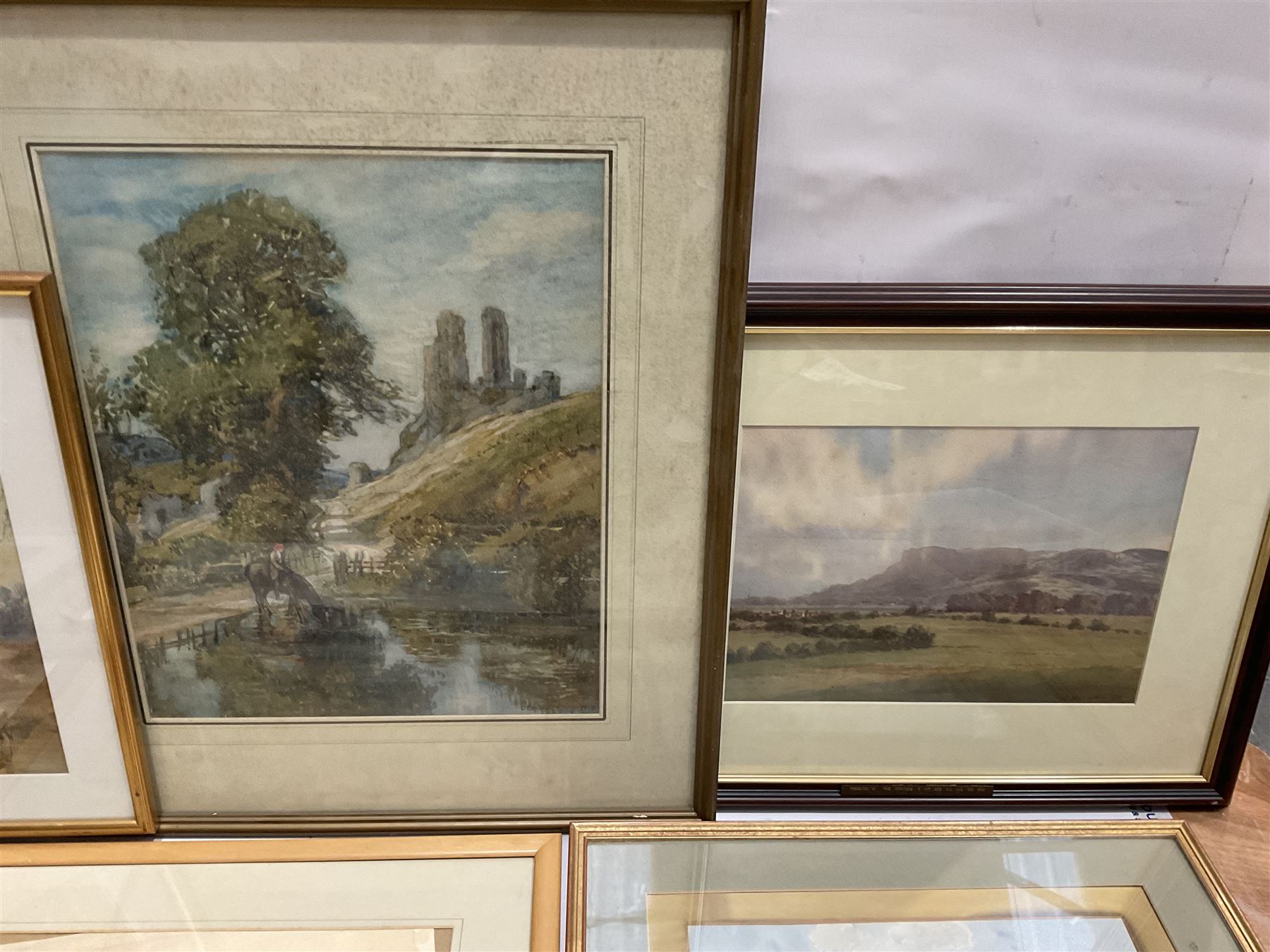 Collection of watercolours, artists including Ada Hill Walker, Henry Earp, E Mallinson, Thomas Sidney, EH Marten, Edwin Aaron Penley, etc (qty)
