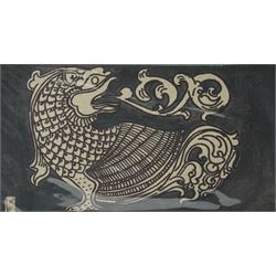 L K Karunaratne (Sri Lankan 1932-2013): Embekka – Paintings of Sarapendiya, acrylic and in...