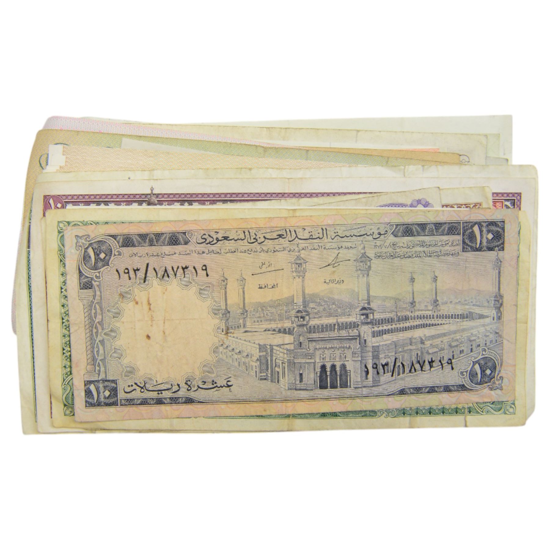 Great British and World coins and banknotes, including Bank of England ten shillings note, various Cyprus notes, Maria Theresa silver restrike thaler, pre-Euro coinage, pre-decimal coinage etc