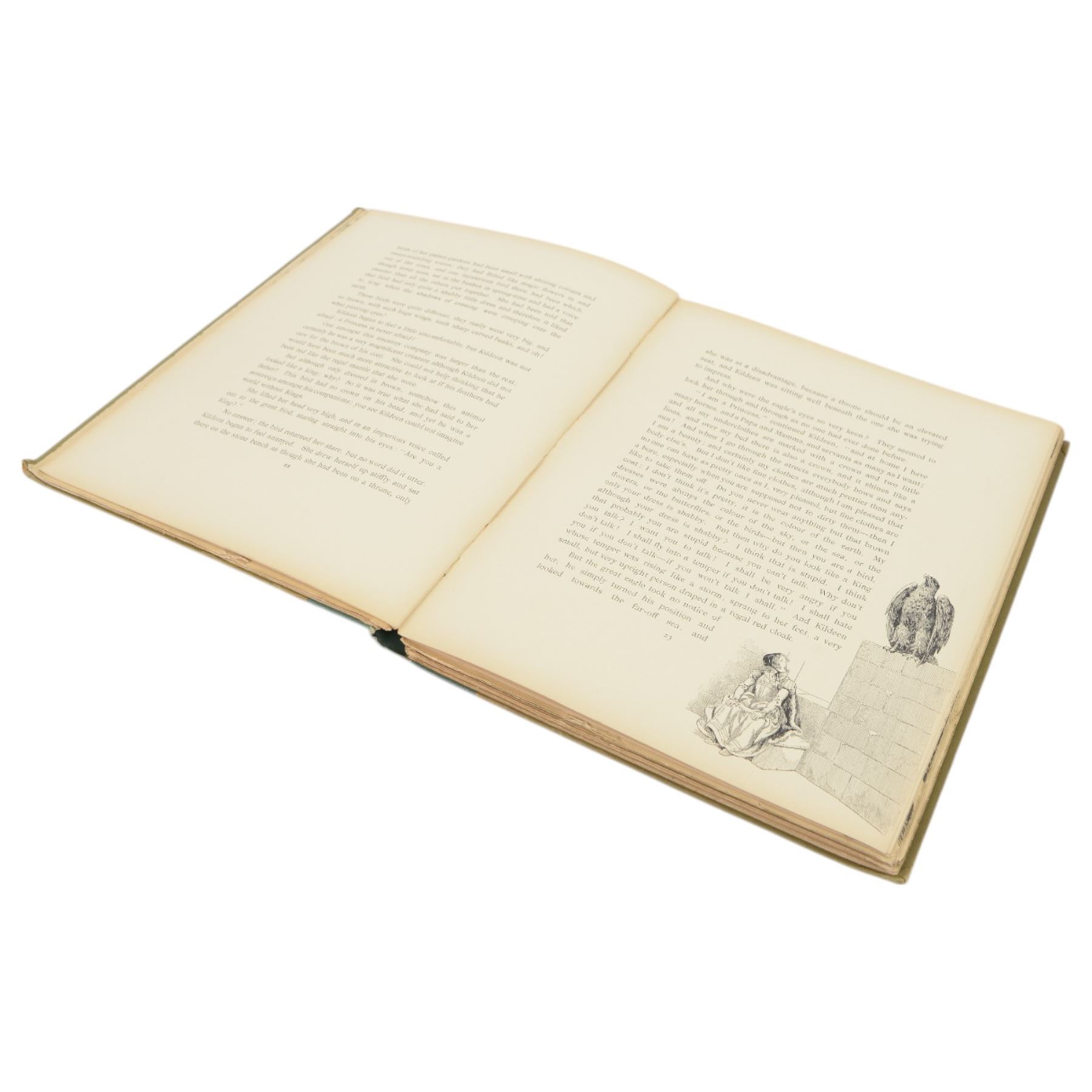 Marie, Queen of Romania, The Story of Naughty Kildeen, illustrations by Job, with black and white and colour illustrations, gilt and colour decorated pictorial front board with cloth spine, Oxford University Press, 1922