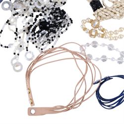 Collection of boxed Swarovski crystal jewellery, including statement necklaces, rings, bracelets and earrings, and a collection of costume jewellery including beaded necklaces