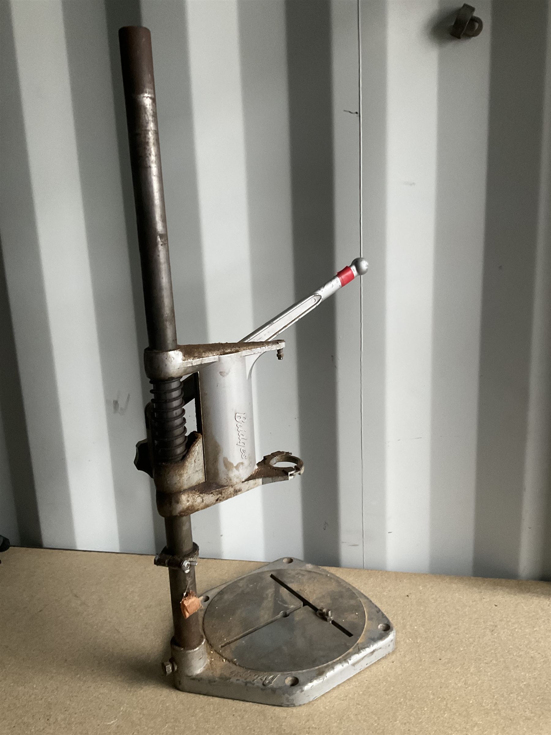 Einhell BT-BD 501 Pillar drill with Clarke 3 cast iron drill press vice and Stanley Bridges drill press - THIS LOT IS TO BE COLLECTED BY APPOINTMENT FROM DUGGLEBY STORAGE, GREAT HILL, EASTFIELD, SCARBOROUGH, YO11 3TX