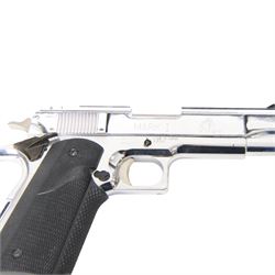 Walther CP99 air pistol, serial no J50295837,  together with Grizzly Win Mag Jr. air pistol and one other air pistol 