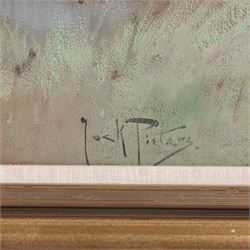 Jacobus (Jack) Pieters (Dutch 1886-1977): View Towards the Mountains, oil on canvas board signed 58cm x 74cm 