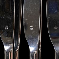 WMF 'Cromargan' pattern cutlery set, for eight covers, boxed