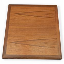 G-Plan - 'Astro' teak nest of three tables, square top with shaped supports