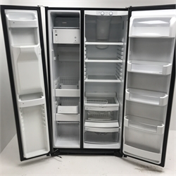  General Electric Company GCG21YESAFSS American style fridge freezer, W96cm, H178cm, D69cm  