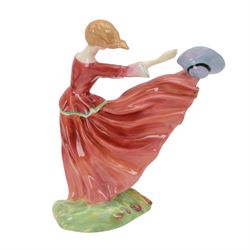 Royal Doulton Figure Hold Tight HN3298, together with May HN2746 and Fiona HN3252