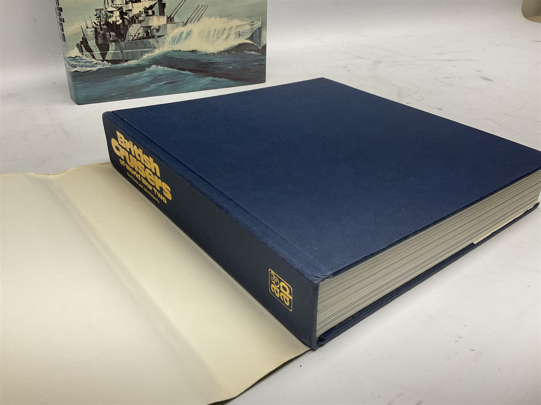 Raven & Roberts: two volumes - British Battleships of WW2. 1981 Third impression; and British Cruisers of WW2. 1980; both with dustjacket (2)