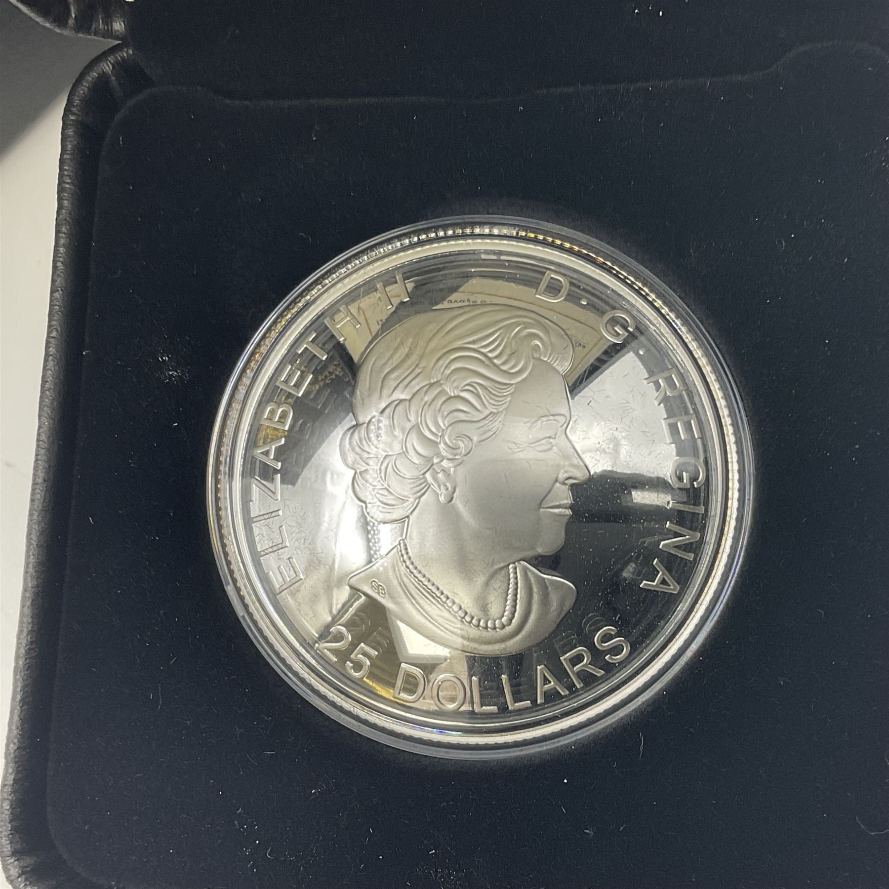 Royal Canadian Mint 2021 '125th Anniversary of the Klondike Gold Rush Panning for Gold' fine silver twenty-five dollar coin, cased with certificate