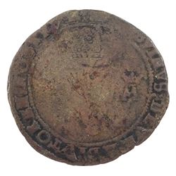 Philip and Mary (1554-1558) Irish silver sixpence coin