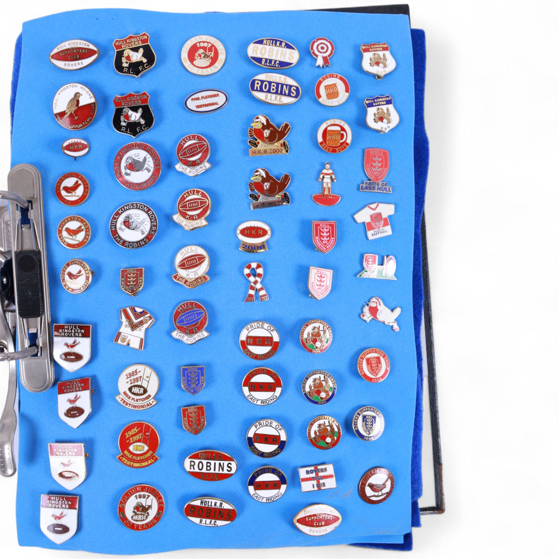 Rugby League Hull KR enamel badges, including Millennium Magic Weekend, 1st Game in Superleague, National League Grand Final and other examples, (approximately 230)