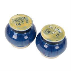 Collection of Linthorpe pottery vases, including pair of vases no 1558, tulip vase 1715 and six others  