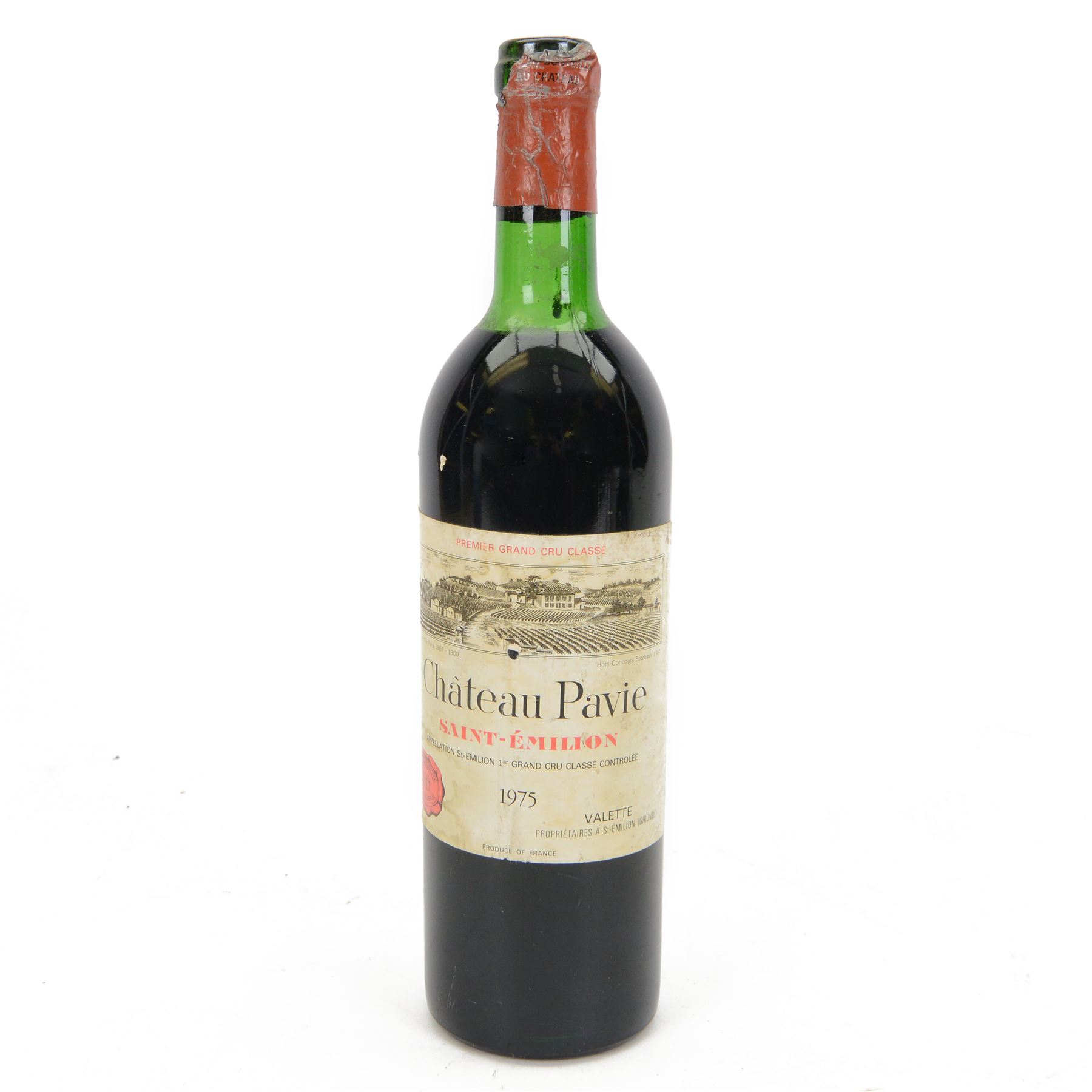 Chateau Pavie, 1975 Saint Emilion Premier Grand Cur Classe, unknown contents or proof 
