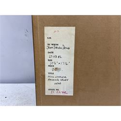 John Steven Dews (British 1949-): 'Hull Whaler passing Spurn Head', watercolour signed, titled and dated '82 on label verso 27cm x 45cm 
Provenance: private East Yorkshire collection; with E Stacy-Marks, Eastbourne, label verso