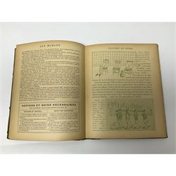 Three Childrens books, comprising Father Tuck's Once Upon a Time and two french books by Hachette et Cie, together with a folder of Ours The Magazine of Reckitts