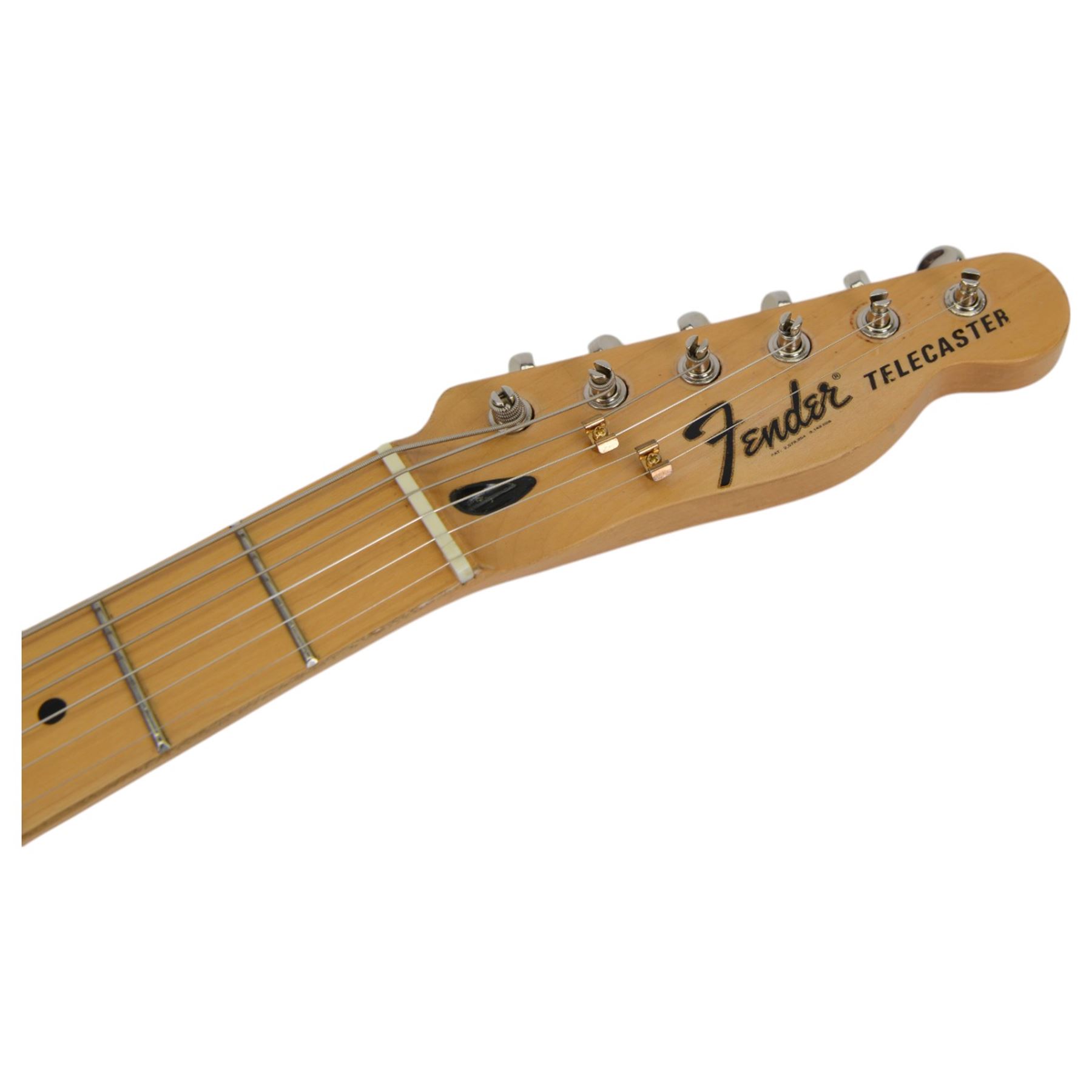 2004 Fender Telecaster electric guitar, with cream body, made in Corona California USA, L97cm