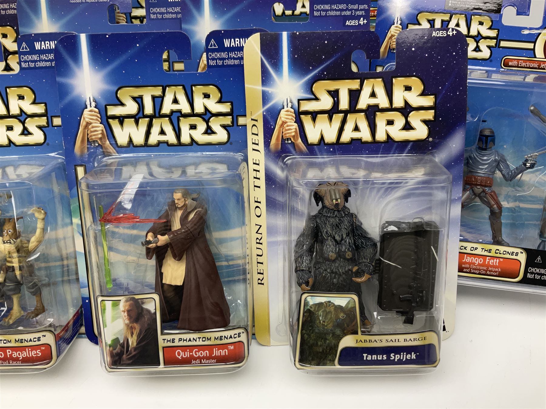 Star Wars - twenty-nine carded action figures comprising fourteen Attack of the Clones; six The Empire Strikes Back; four Return of the Jedi; and five others; all unopened blister packs (29)