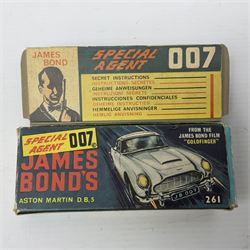 Corgi die-cast model No.261 Special Agent 007 James Bond's Aston Martin D.B.5. from the James Bond film 