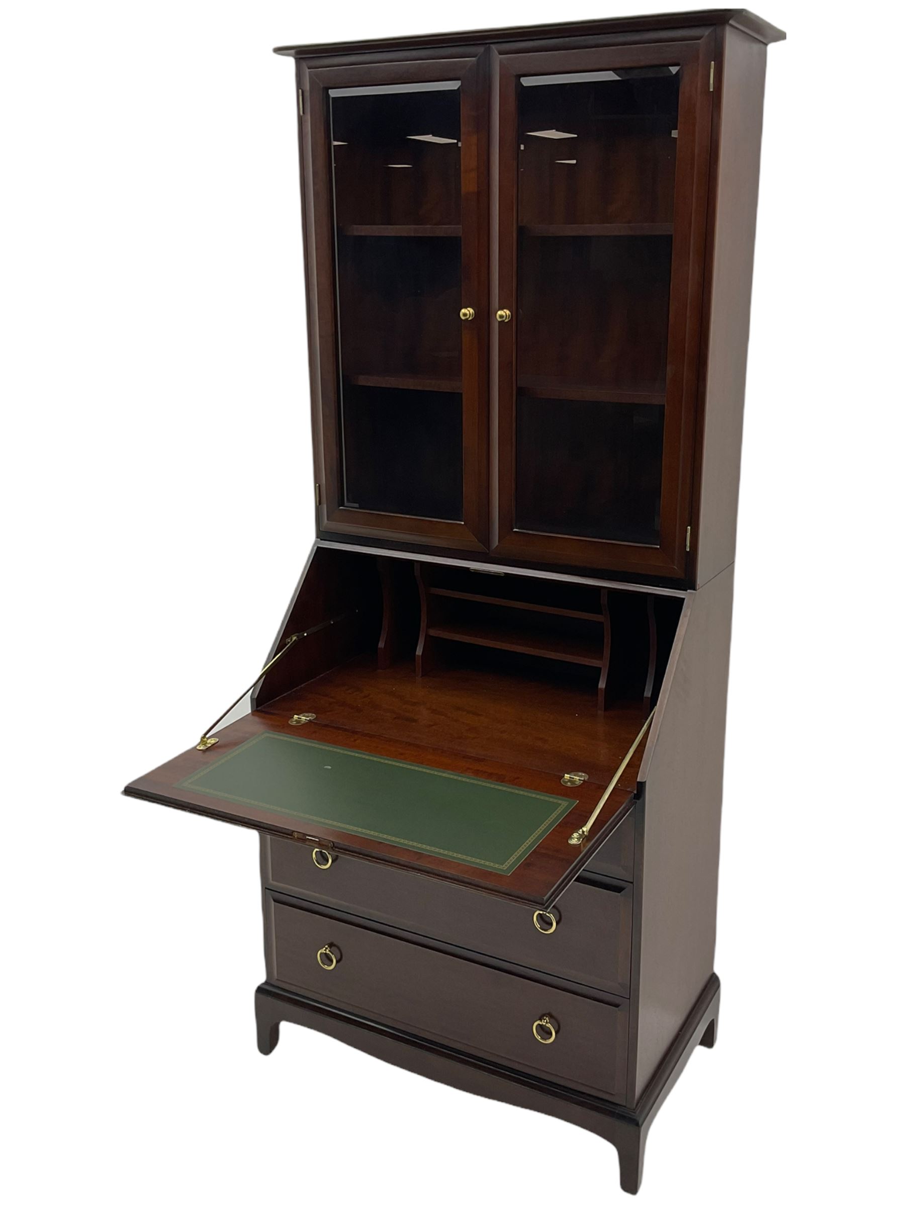 Stag Minstrel - mahogany bureau bookcase