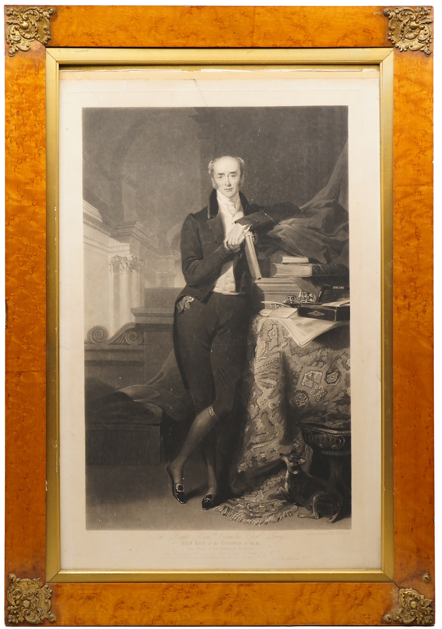 After William Say (British 1768-1834): Portrait of Charles Grey - 2nd Earl Grey, mezzotint signed on the plate 66cm x 42cm
Provenance: Property of a Nobleman.