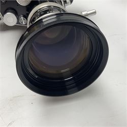 Bolex H16 RX5 camera body, serial no. 245758, with ' Kern Paillard Vario Switar 1:1.9 f=16-100mm POE Bolex H16RX' lens, Bolex 400ft magazine, etc, all in Bolex large flight case