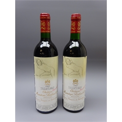  Chateau Mouton Rothschild 1993 Pauillac 75cl 12.5%vol, The Wine Society, 2btls  