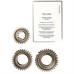 F1 memorabilia - Williams FW27 (2005) Gear Cogs, unused, Drivers for the Season Mark Webbe...