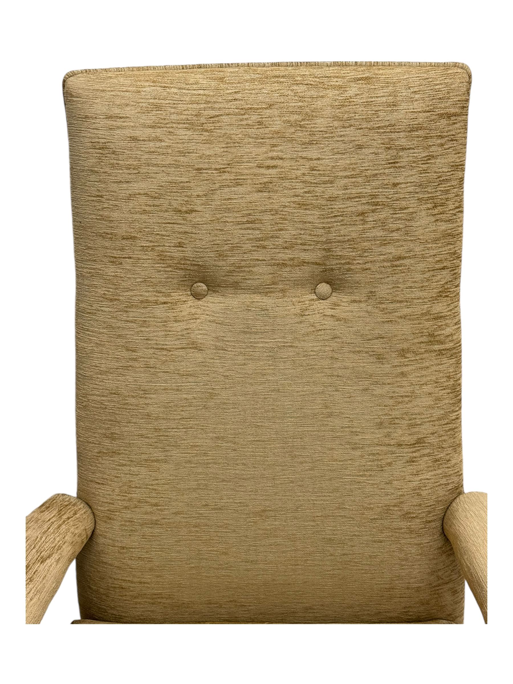 Cintique - late 20th century hardwood-framed easy chair 